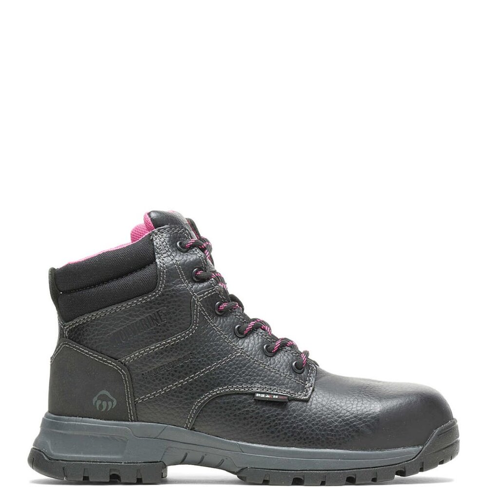 Wolverine Women's Piper Waterproof Composite-Toe 6" Work Boot Size 8.5